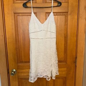 White hollister dress- size medium. NWT